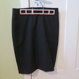 Banana Republic petite wool pencil skirt black size 4P